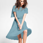 Tecido Liocel Azul Báltico - Ribes y Casals