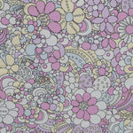 Tecido Mágico Flores Branca - Ribes y Casals