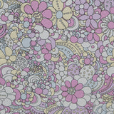 Tecido Mágico Flores Branca - Ribes y Casals