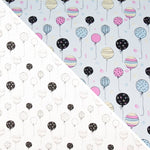 Tecido Mágico Balões Cru - Ribes y Casals