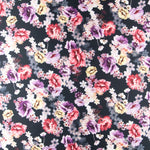 Tela Raso Mikado Ramajes Azul - Ribes y Casals