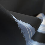 Tecido Mikado Jacquard Azul - Ribes y Casals