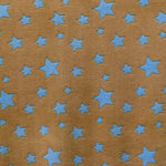 Tecido Minky Estrela Azul-celeste - Ribes y Casals