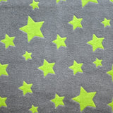 Tela Minky Estrellas Pistacho - Ribes y Casals