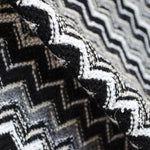 Tecido Missoni Bordado Negro - Ribes y Casals