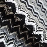 Tecido Missoni Bordado Negro - Ribes y Casals