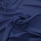 Tecido New Crepe Cetim Azul Noite - Ribes y Casals