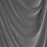 Tecido New Veludo Elástico Cinza - Ribes y Casals