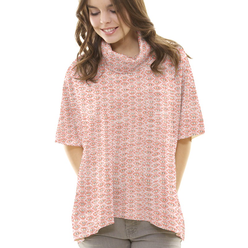 Bordado Jacquard Tramado Laranja - Ribes y Casals