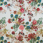 Tecido Stretch Flamenco Kimono Branco - Ribes y Casals