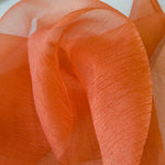 Tecido Organza Crush Laranja - Ribes y Casals