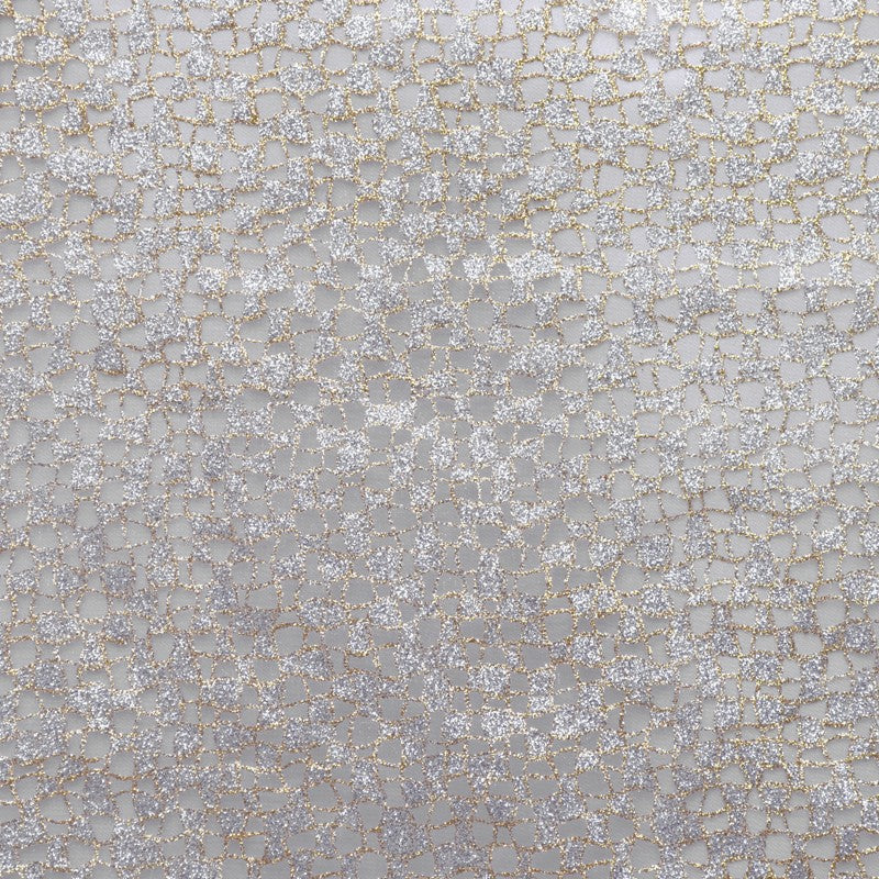 Retal Tela Organza Lamé Plata 115x155 cm - Ribes y Casals