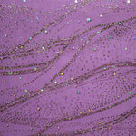 Tecido de Organza Purpurinas Roxo - Ribes y Casals