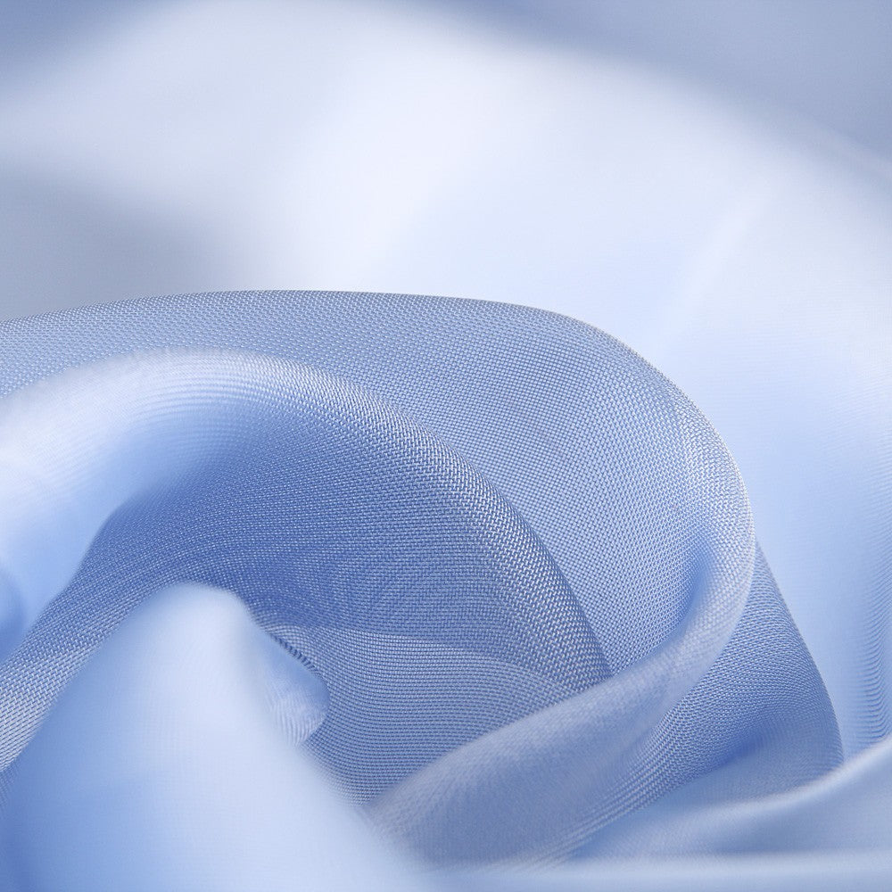 Tecido de Organza Acetinado Azul Claro - Ribes y Casals