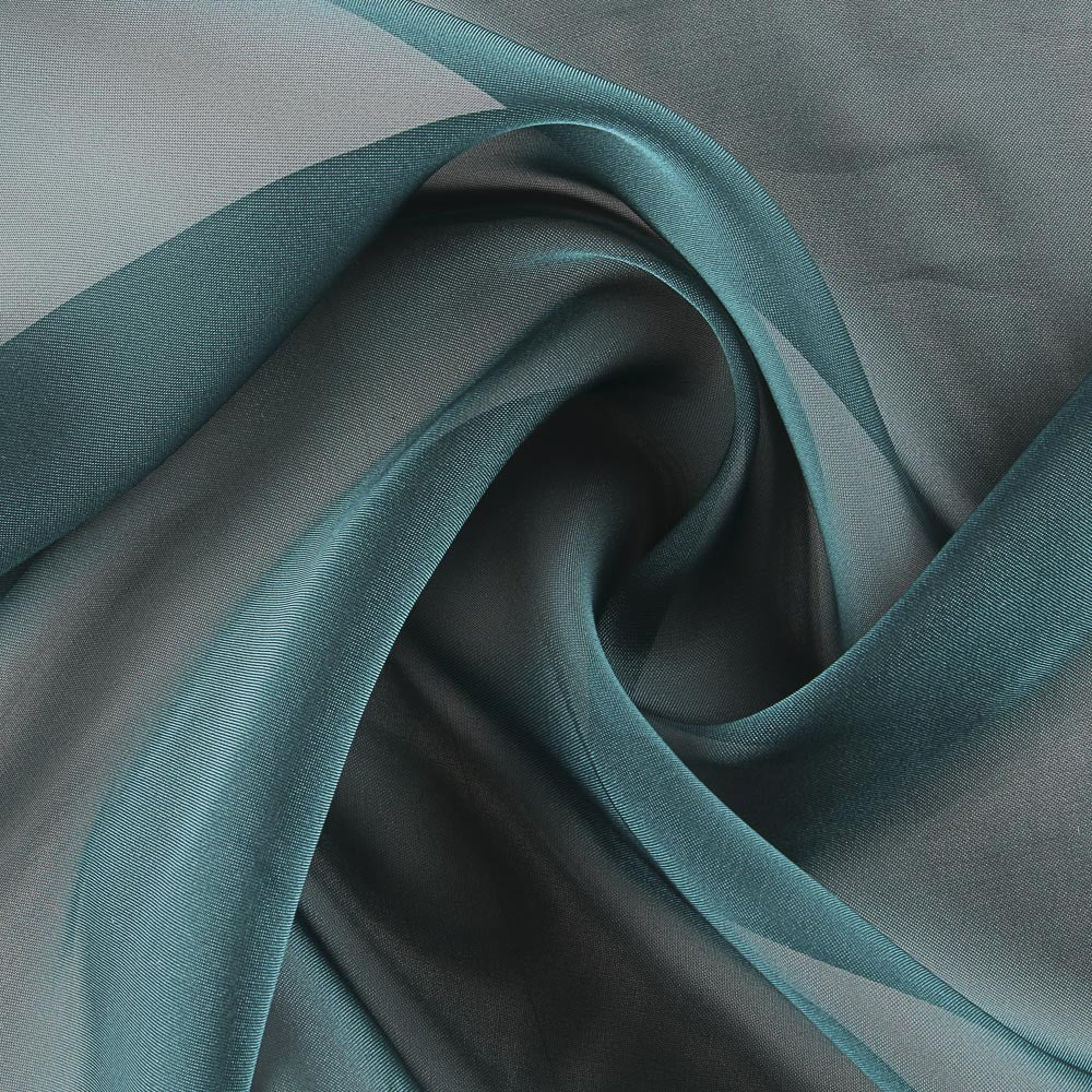 Tecido Organza Acetinado Esmeralda - Ribes y Casals