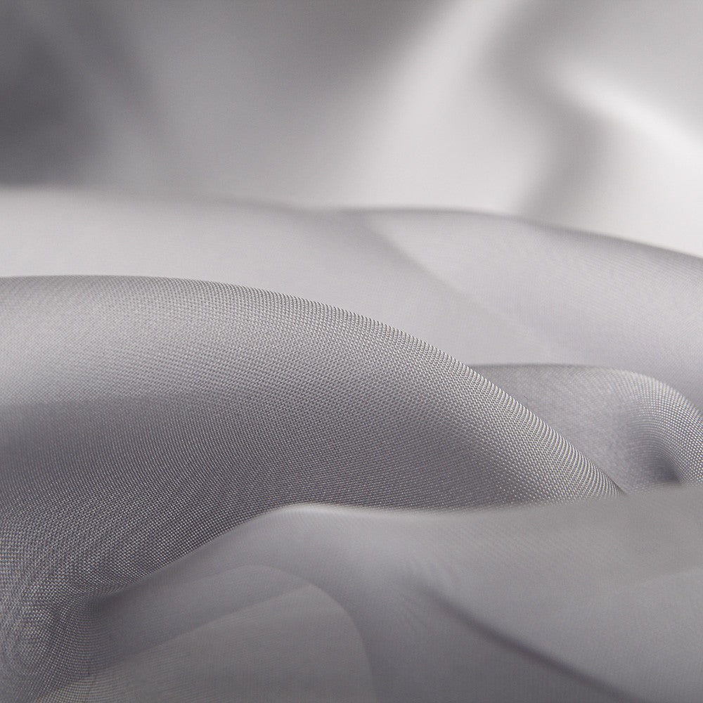 Tecido Organza Acetinado Cinza - Ribes y Casals