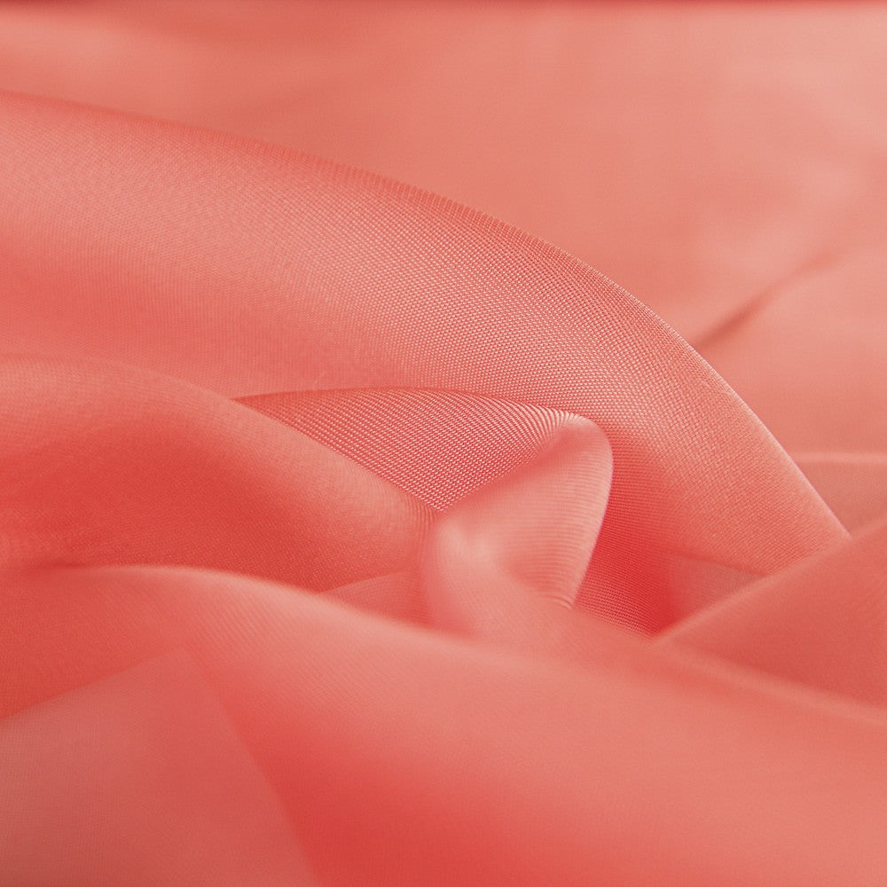 Tecido Organza Acetinado Laranja Torrado - Ribes y Casals