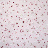 Tecido de Piqué Estampado Ursinhos Rosa-bebé - Ribes y Casals