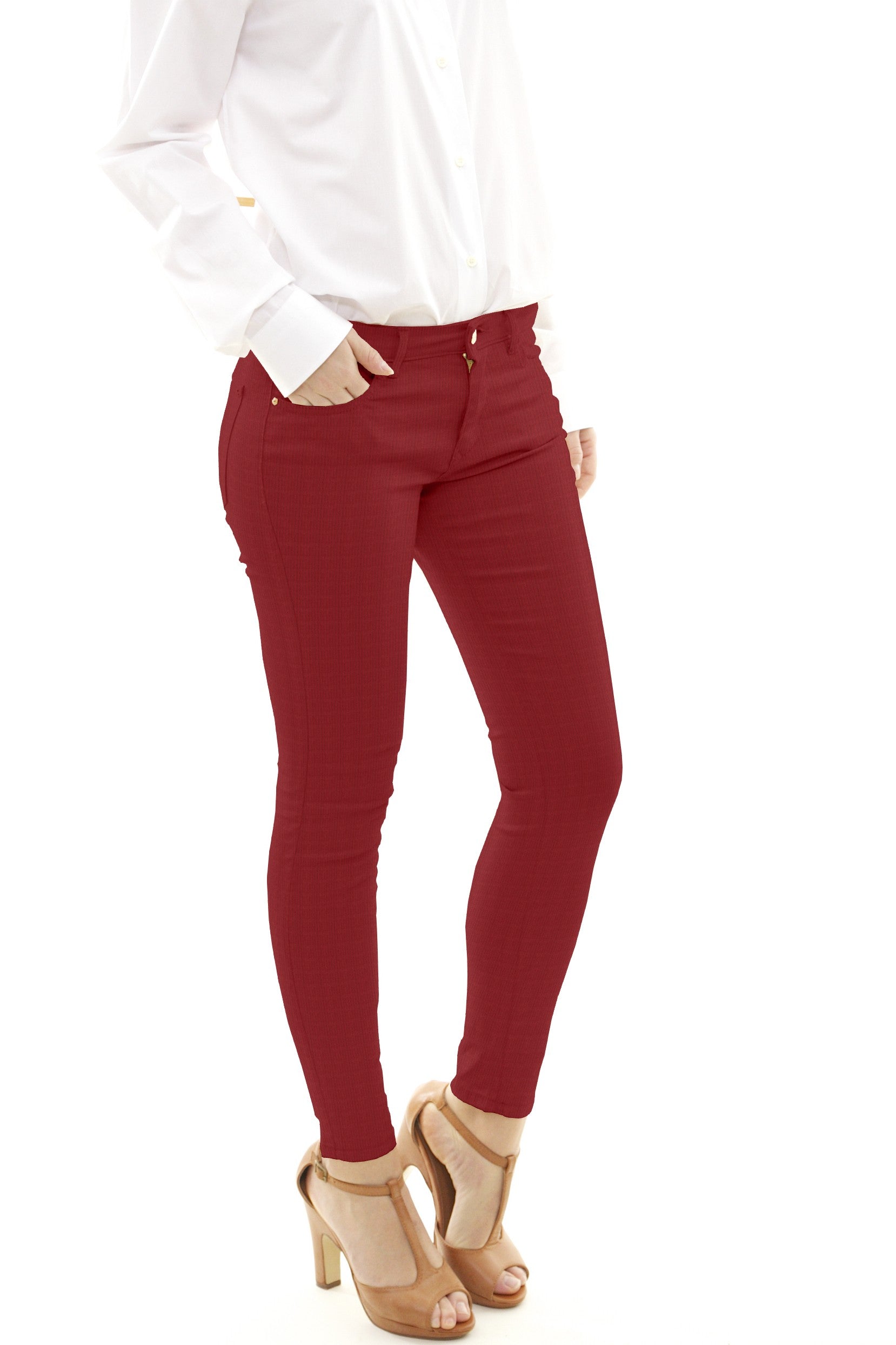 Tecido de Bombazine Vermelho - Ribes y Casals