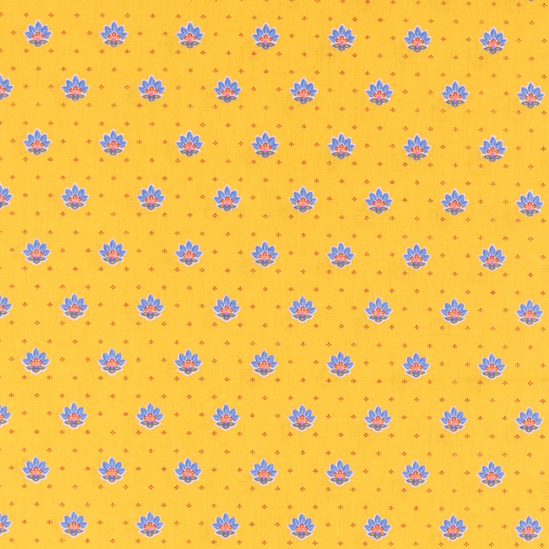 Tecido Patchwork Círculos Coral - Ribes y Casals