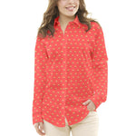 Tecido Patchwork Círculos Coral - Ribes y Casals