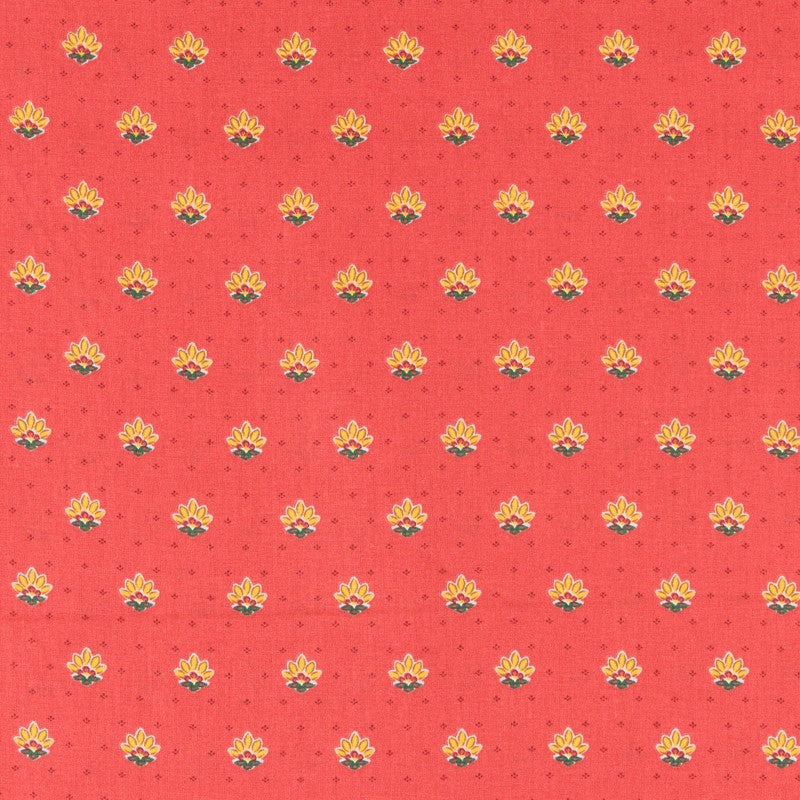 Tecido Patchwork Círculos Coral - Ribes y Casals