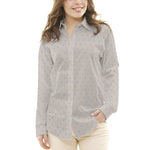 Tecido Patchwork Círculos Coral - Ribes y Casals