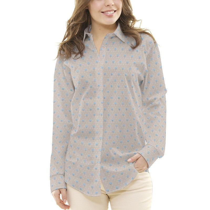 Tecido Patchwork Círculos Coral - Ribes y Casals