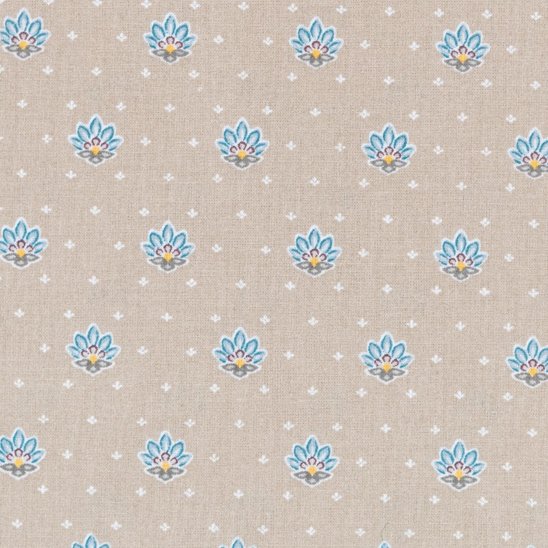 Tecido Patchwork Círculos Coral - Ribes y Casals