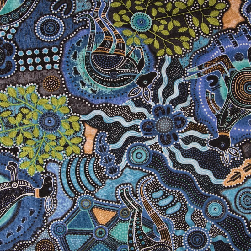 Tela Patchwork Canguros - Ribes y Casals