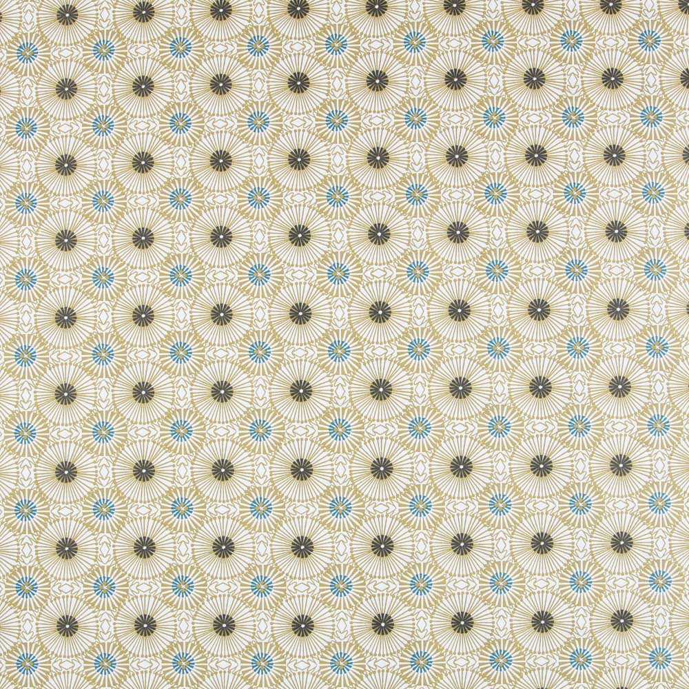 Tecido Patchwork Circle Ocre - Ribes y Casals