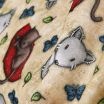 Tecido Patchwork Gorjuss Gatinhos Bege - Ribes y Casals