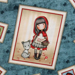 Tecido Patchwork Gorjuss My Story Azul - Ribes y Casals