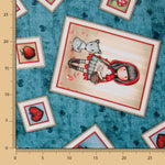 Tecido Patchwork Gorjuss My Story Azul - Ribes y Casals