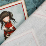 Tecido Patchwork Gorjuss My Story Azul - Ribes y Casals