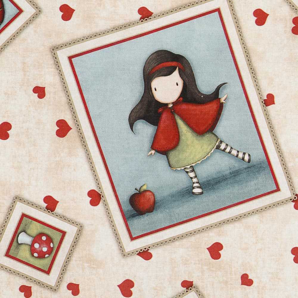 Tecido Patchwork Gorjuss My Story Cru - Ribes y Casals