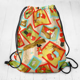 Tecido Patchwork Gorjuss Reading Together Bege - Ribes y Casals