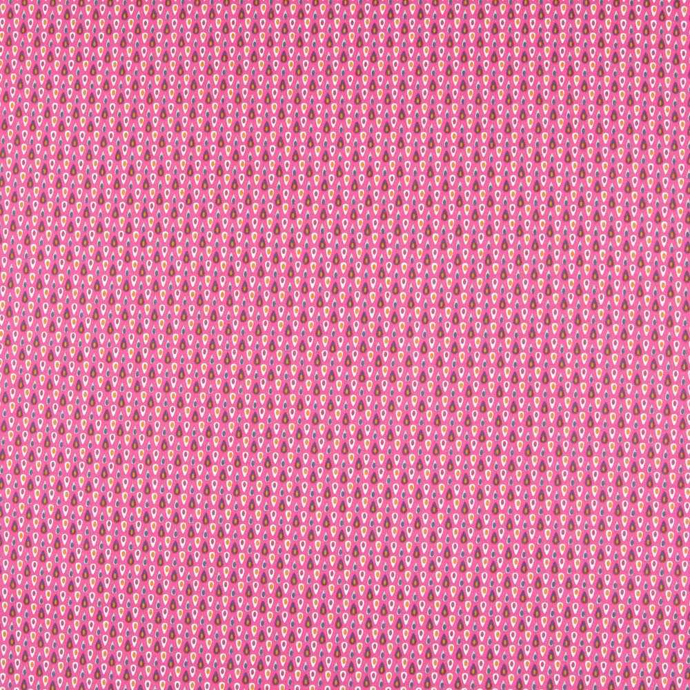 Tecido Patchwork Gotas Fucsia - Ribes y Casals