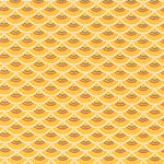 Tecido Patchwork Círculos Coral - Ribes y Casals