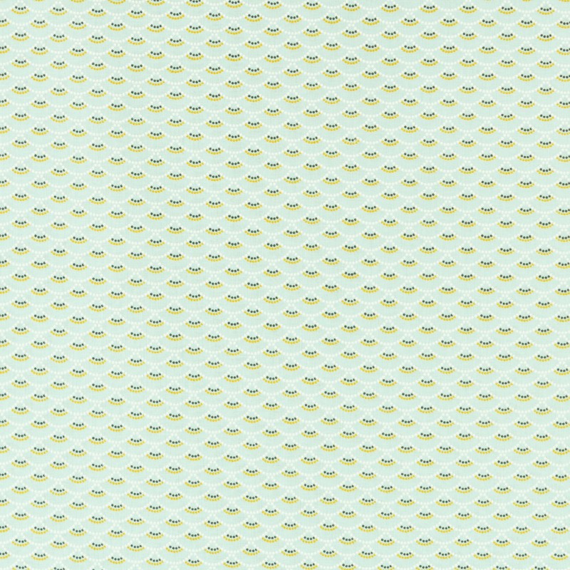 Tecido Patchwork Círculos Coral - Ribes y Casals