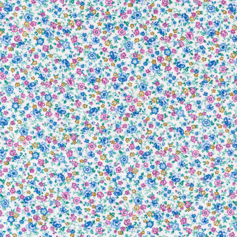 Tecido Patchwork Círculos Coral - Ribes y Casals