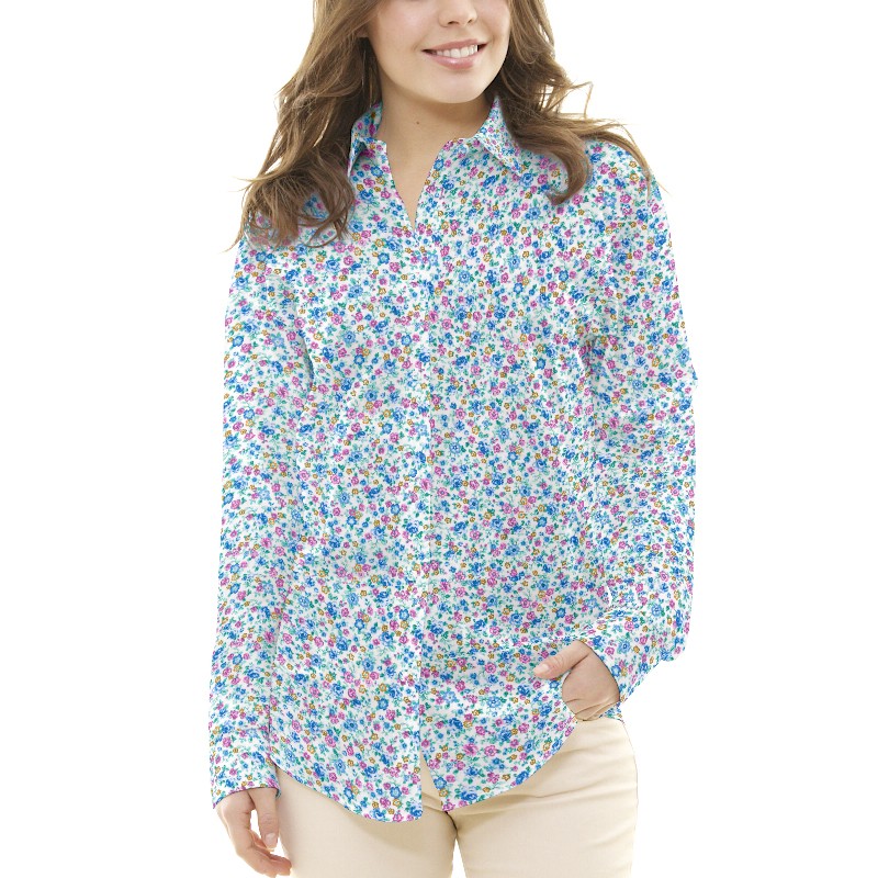 Tecido Patchwork Círculos Coral - Ribes y Casals