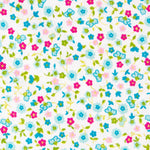Tecido Patchwork Círculos Coral - Ribes y Casals