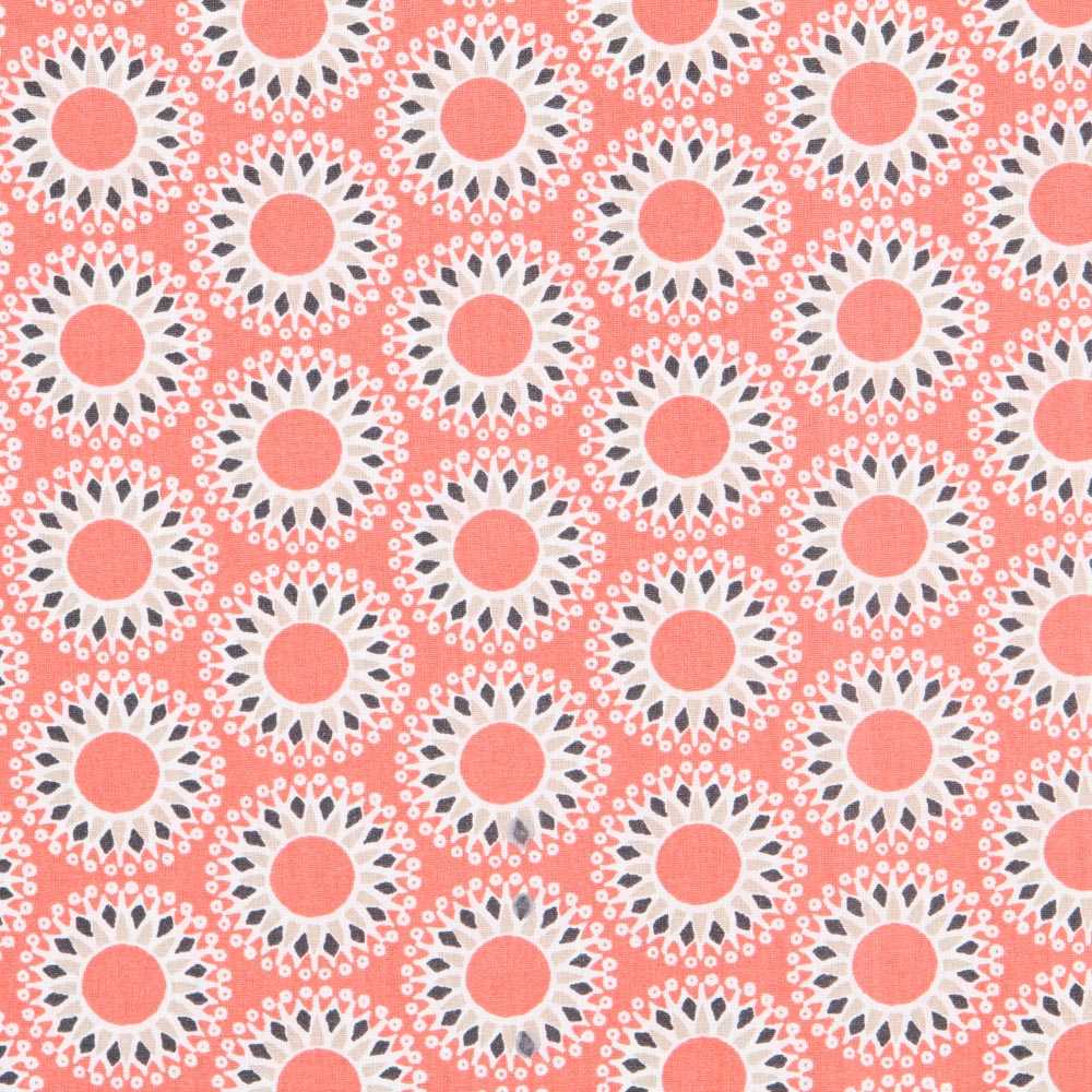 Tecido Patchwork Malawa Naranja - Ribes y Casals