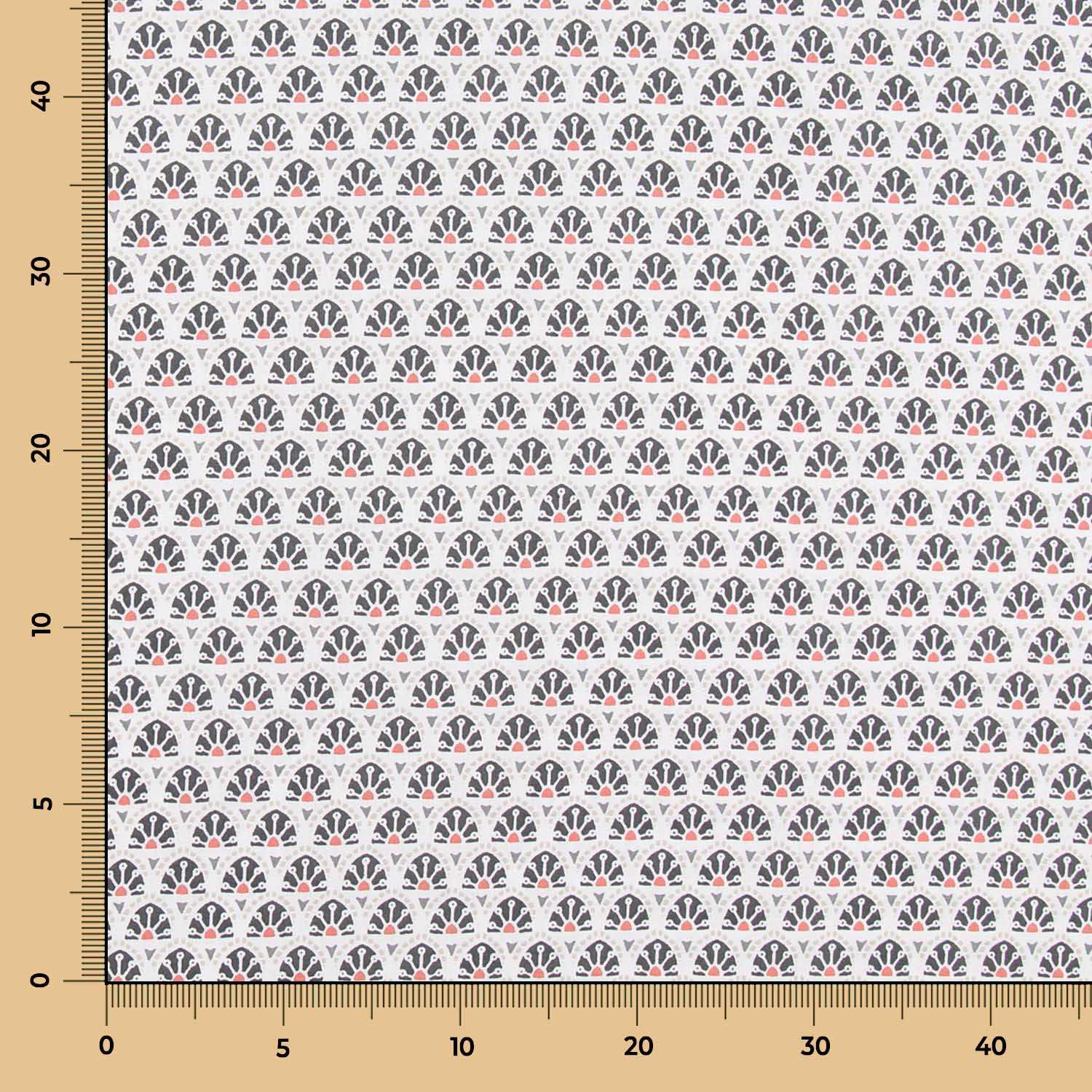 Tecido Patchwork Manco Coral - Ribes y Casals