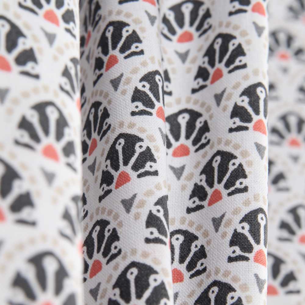 Tecido Patchwork Manco Coral - Ribes y Casals