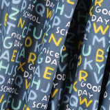 Tecido Patchwork Maiúsculas Azul - Ribes y Casals