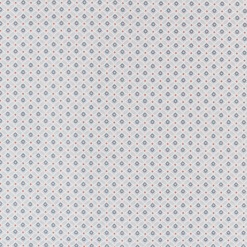 Tecido Patchwork Círculos Coral - Ribes y Casals