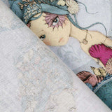 Tecido Patchwork Mirabelle Midnight Garden Azul - Ribes y Casals