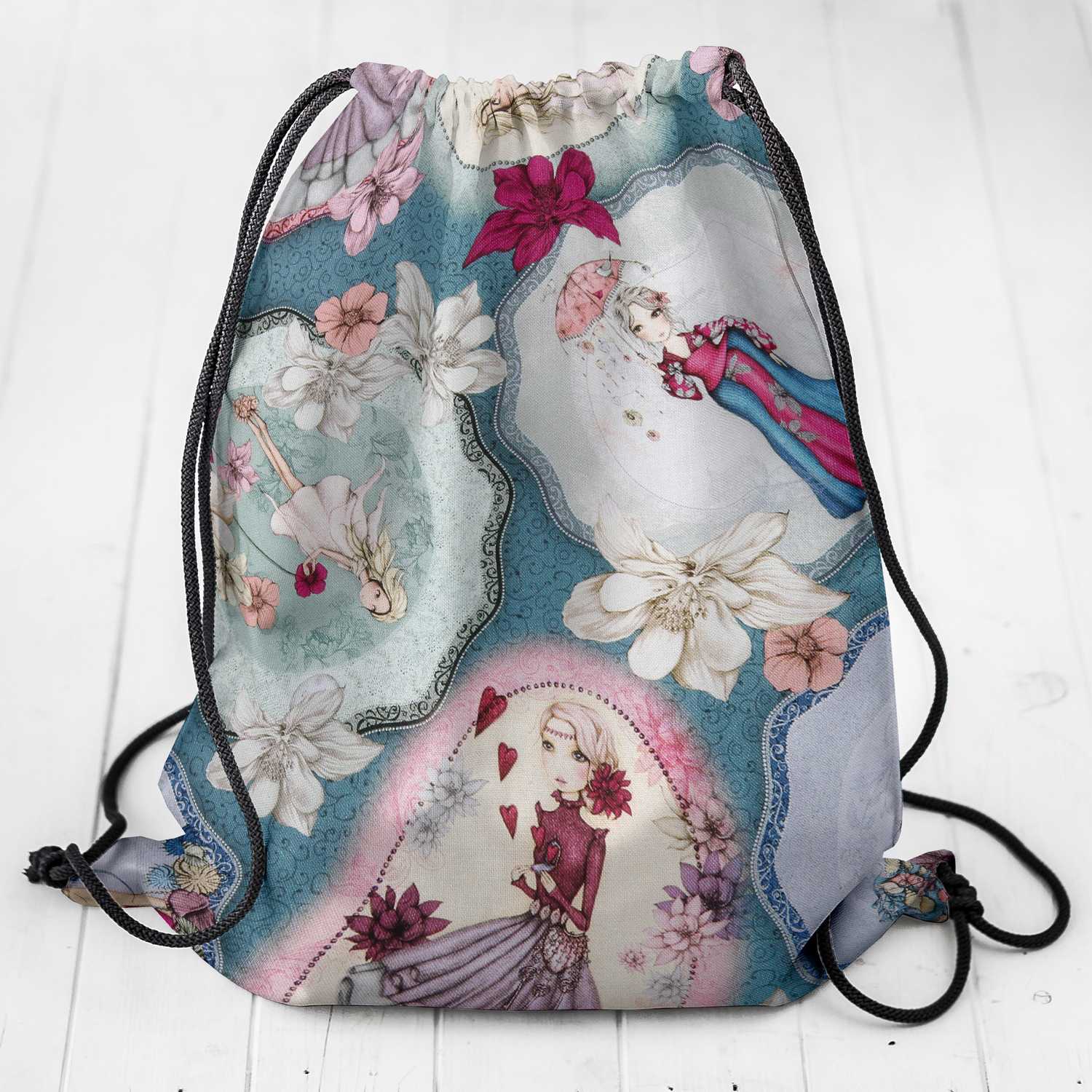 Tecido Patchwork Mirabelle Midnight Garden Azul - Ribes y Casals